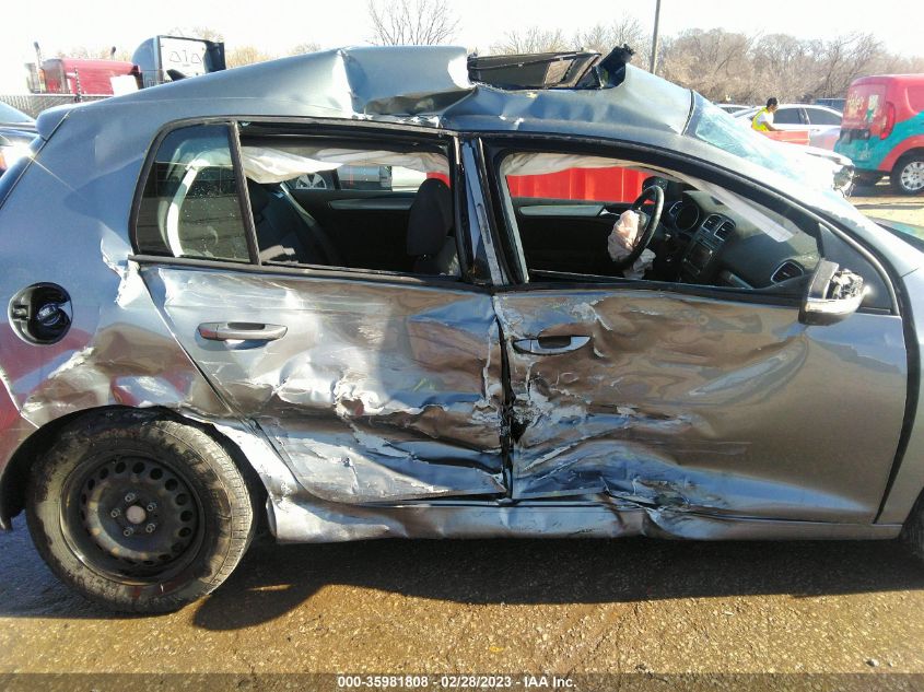2013 VOLKSWAGEN GOLF W/CONV & SUNROOF - WVWDB7AJXDW015894