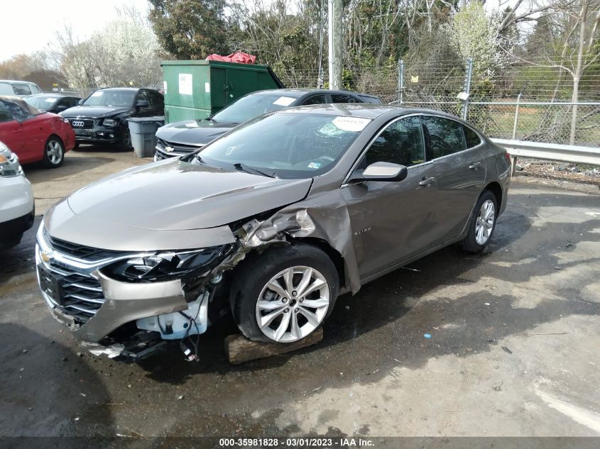 2020 CHEVROLET MALIBU LT - 1G1ZD5ST2LF072330
