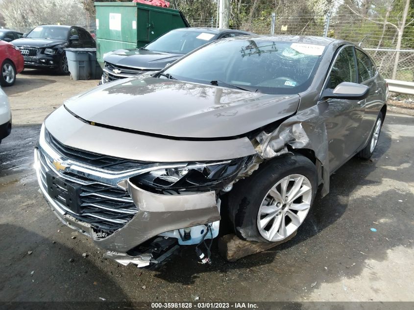 2020 CHEVROLET MALIBU LT - 1G1ZD5ST2LF072330
