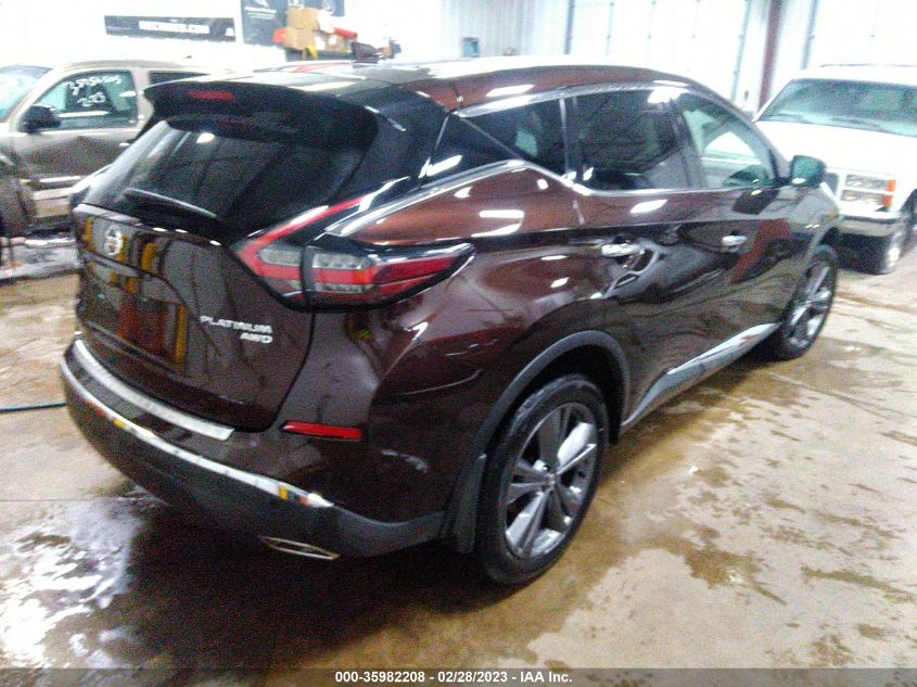 2022 NISSAN MURANO PLATINUM - 5N1AZ2DS7NC113348