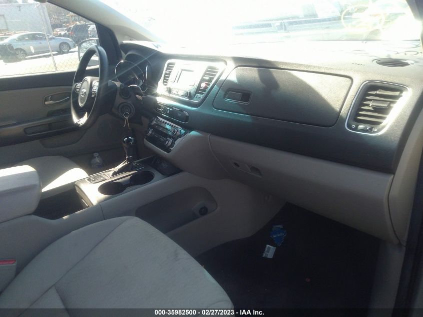 2016 KIA SEDONA LX - KNDMB5C19G6177893