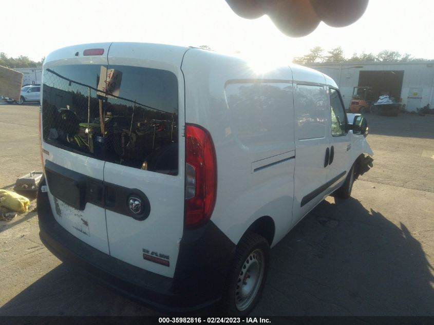 2016 RAM PROMASTER CITY CARGO VAN TRADESMAN ZFBERFAT8G6C06994