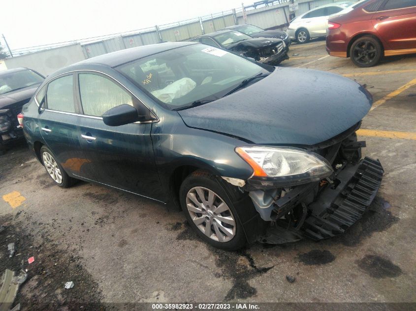 2015 NISSAN SENTRA SR/SL/S/SV/FE+ S - 3N1AB7AP0FL668155