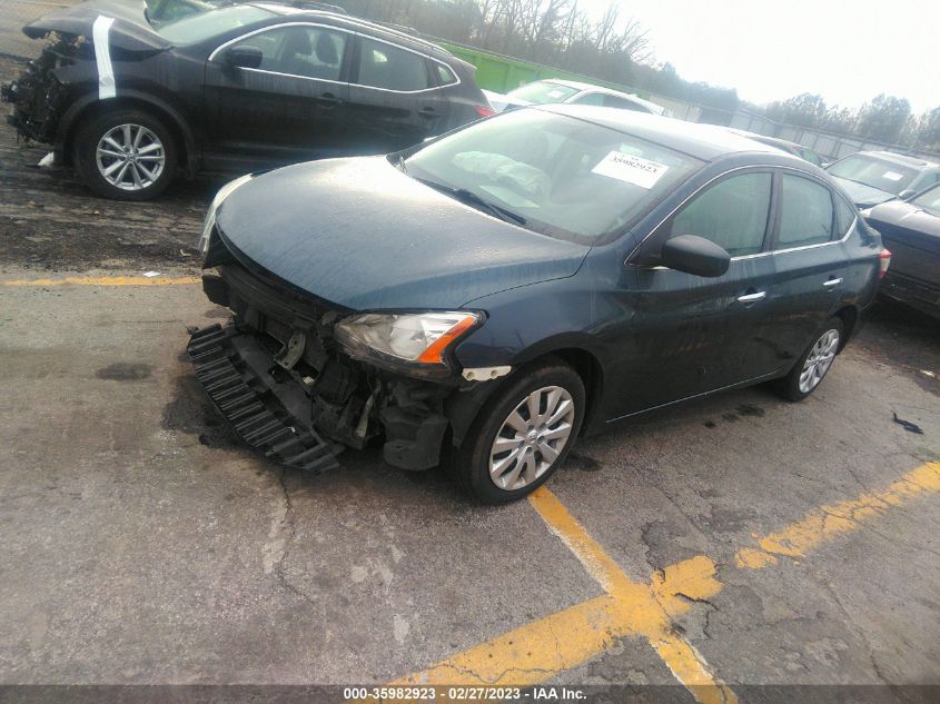 2015 NISSAN SENTRA SR/SL/S/SV/FE+ S - 3N1AB7AP0FL668155