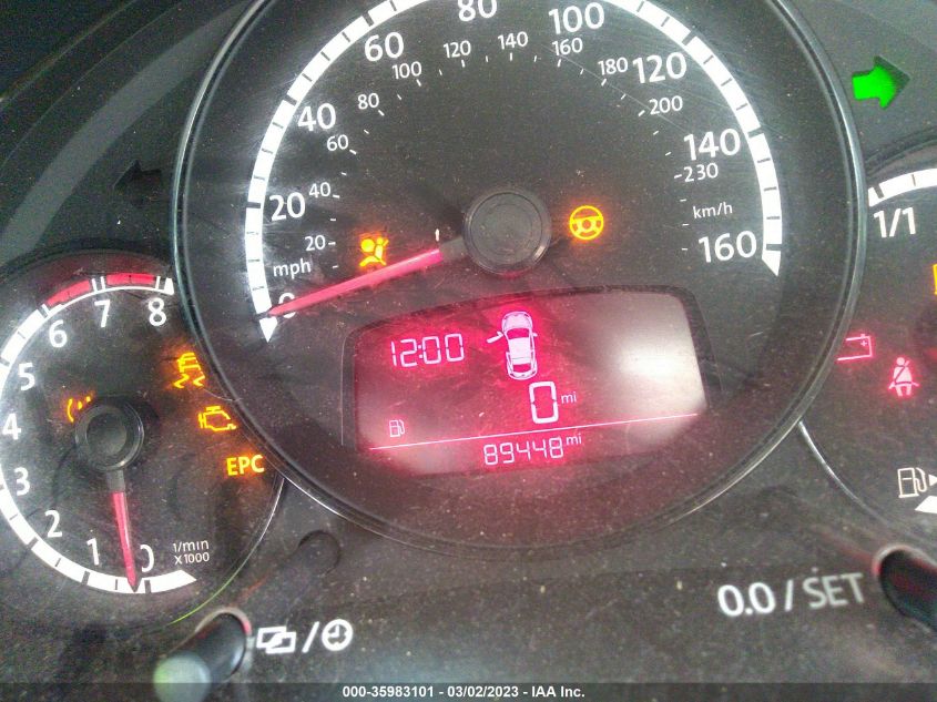 2013 VOLKSWAGEN BEETLE COUPE 2.0T TURBO - 3VWVA7AT7DM620915