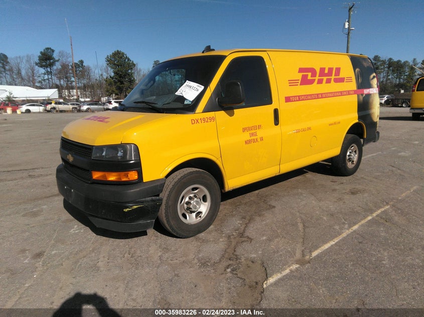 VIN 1GCWGAFP9K1337036 2019 CHEVROLET EXPRESS CARGO VAN