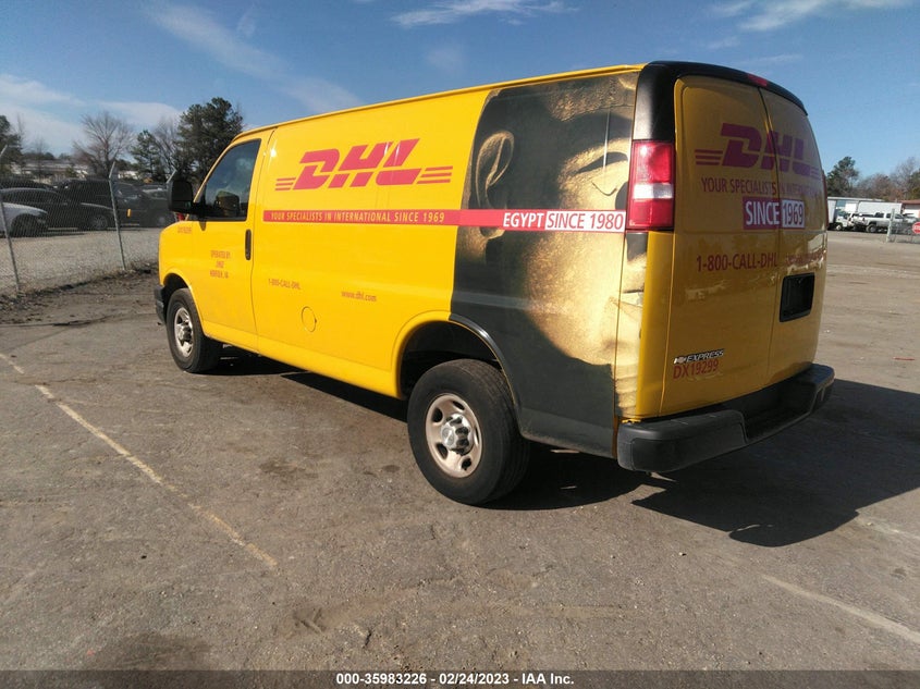 VIN 1GCWGAFP9K1337036 2019 CHEVROLET EXPRESS CARGO VAN