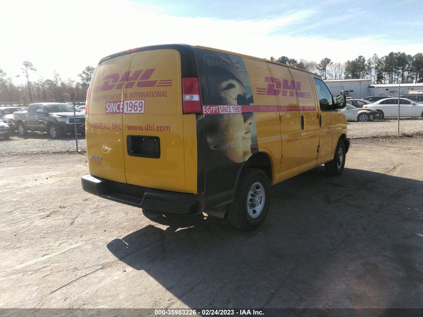 VIN 1GCWGAFP9K1337036 2019 CHEVROLET EXPRESS CARGO VAN
