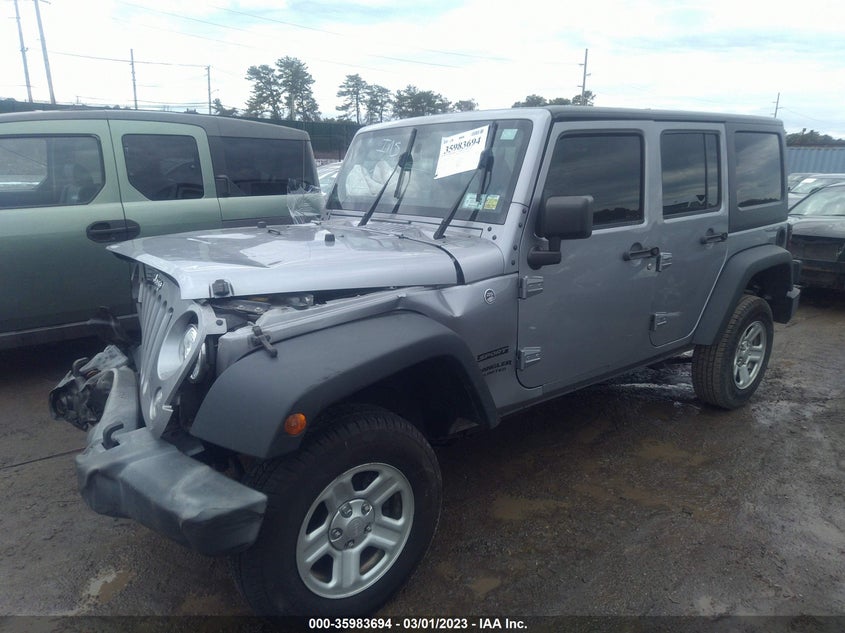 VIN 1C4BJWDG2HL522302 2017 JEEP WRANGLER UNLIMITED SPORT