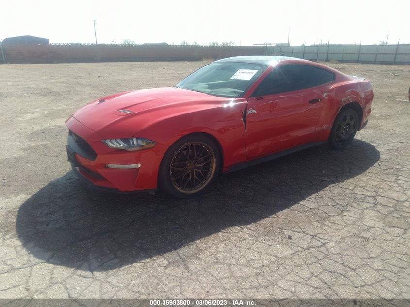 VIN 1FA6P8TH9M5122053 2021 FORD MUSTANG ECOBOOST