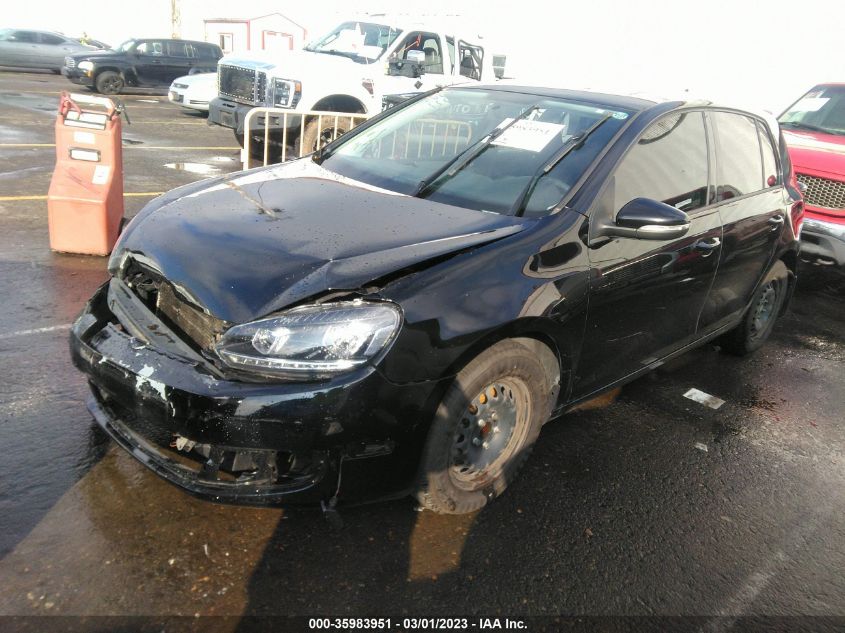 2013 VOLKSWAGEN GOLF W/CONV & SUNROOF - WVWDB7AJ5DW135375