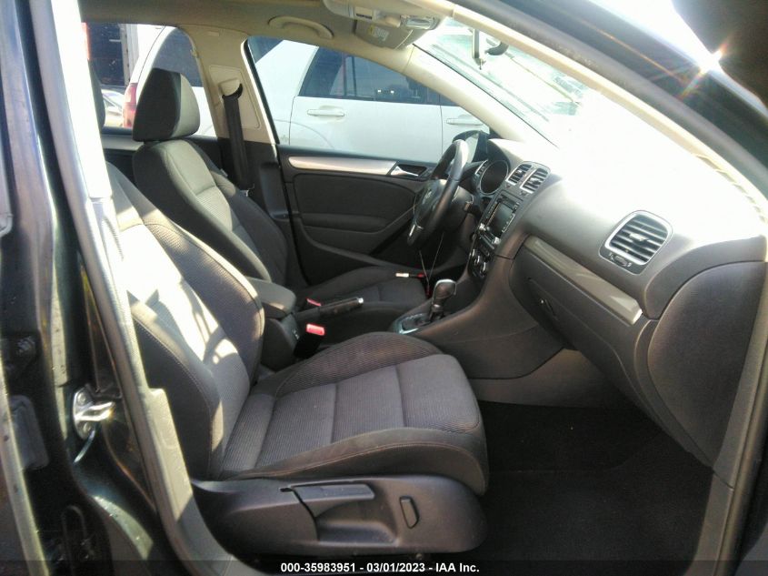 2013 VOLKSWAGEN GOLF W/CONV & SUNROOF - WVWDB7AJ5DW135375