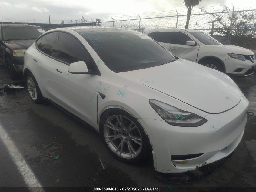 2022 TESLA MODEL Y LONG RANGE - 7SAYGDEE0NF331442