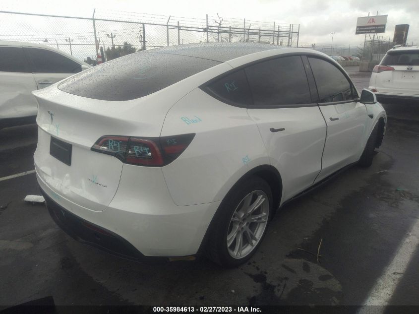 2022 TESLA MODEL Y LONG RANGE - 7SAYGDEE0NF331442