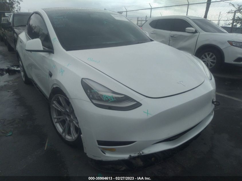 2022 TESLA MODEL Y LONG RANGE - 7SAYGDEE0NF331442