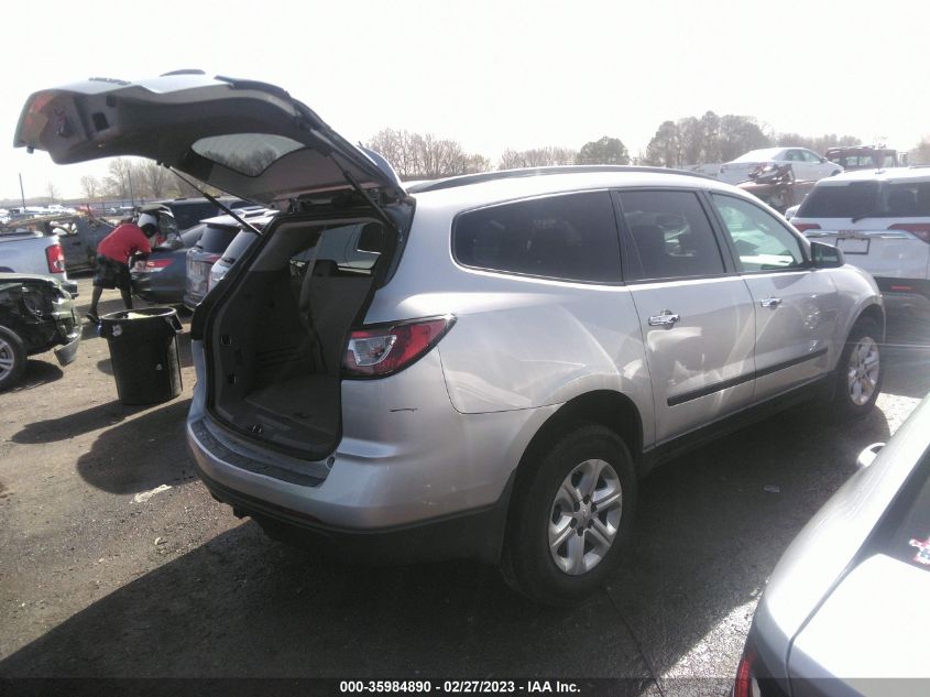 2015 CHEVROLET TRAVERSE LS - 1GNKRFKD6FJ210100