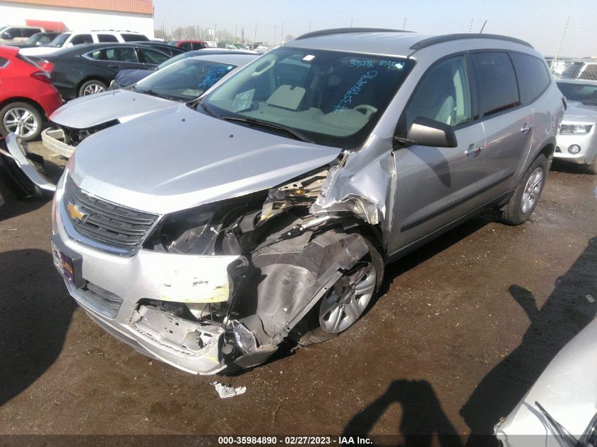 2015 CHEVROLET TRAVERSE LS - 1GNKRFKD6FJ210100