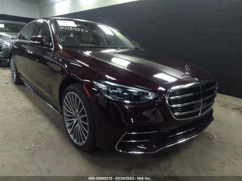 W1K6G6DB5NA121831 MERCEDES-BENZ S-CLASS S 500 2022