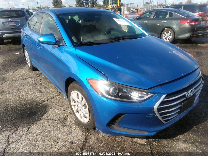 VIN KMHD74LF0JU450337 2018 HYUNDAI ELANTRA SE