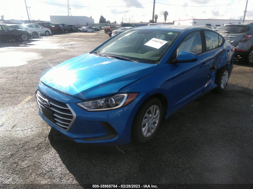 VIN KMHD74LF0JU450337 2018 HYUNDAI ELANTRA SE