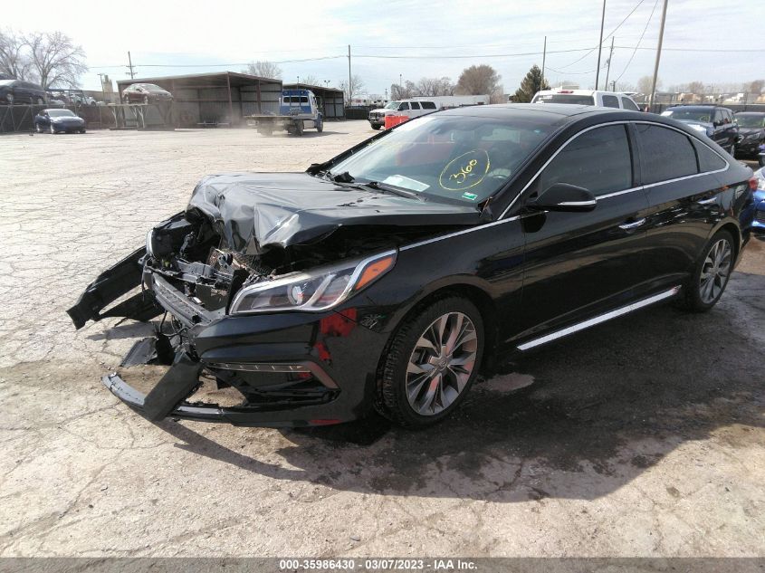 2015 HYUNDAI SONATA 2.0T LIMITED - 5NPE34AB9FH124705