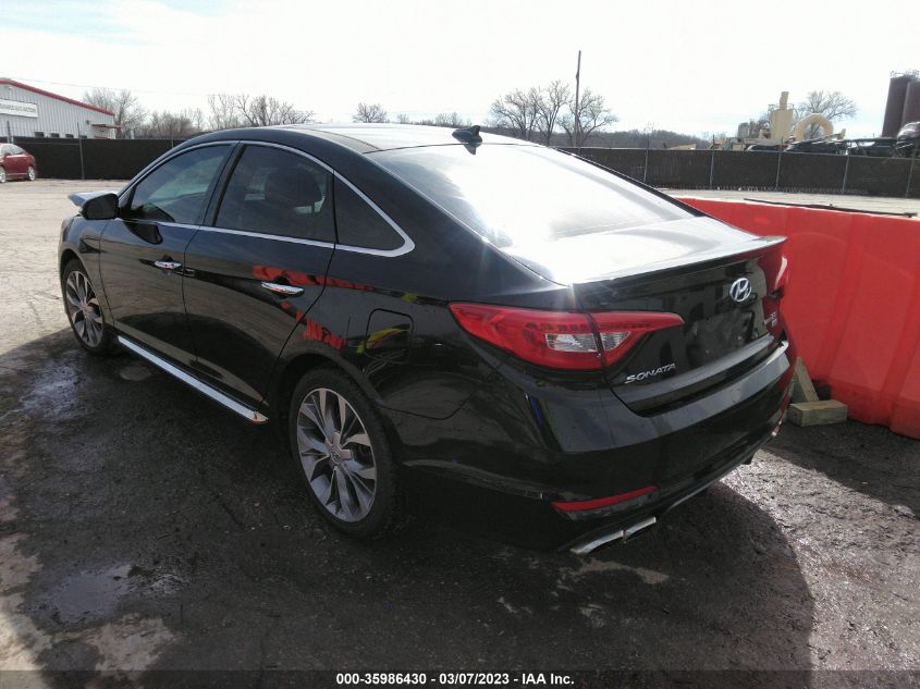 2015 HYUNDAI SONATA 2.0T LIMITED - 5NPE34AB9FH124705