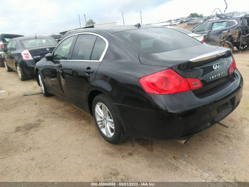 2013 INFINITI G37 SEDAN X - JN1CV6AR9DM765840