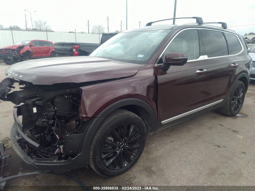 VIN 5XYP54HC1NG303375 2022 KIA TELLURIDE SX