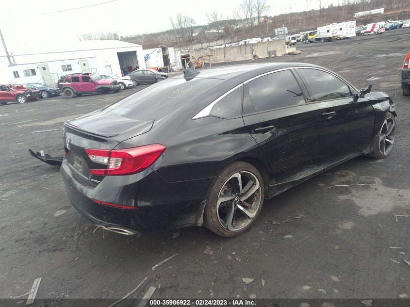 VIN 1HGCV1F37NA085900 2022 HONDA ACCORD SEDAN SPORT