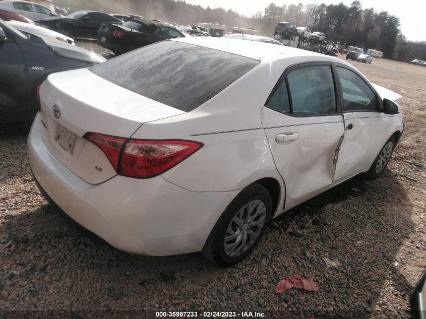 2017 TOYOTA COROLLA L/LE/XLE/SE - 2T1BURHE4HC831553