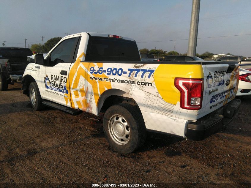 2016 FORD F-150 XL/XLT - 1FTMF1E81GKG05891