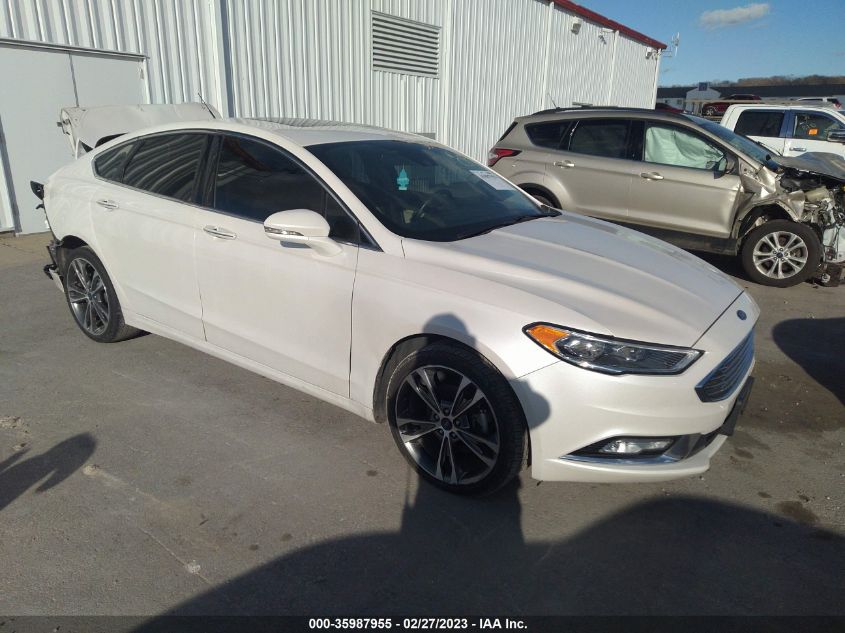 2017 FORD FUSION TITANIUM/PLATINUM - 3FA6P0K95HR226781