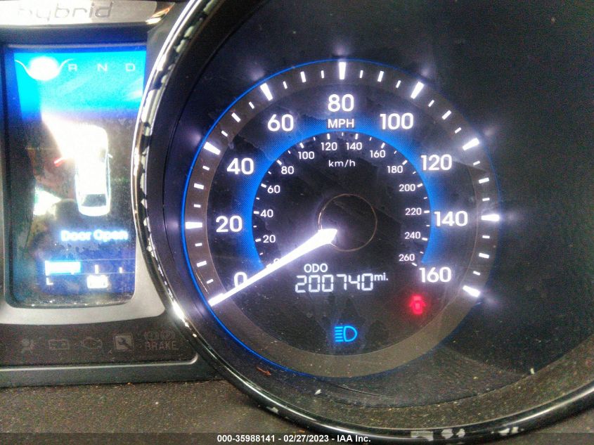 2015 HYUNDAI SONATA HYBRID - KMHEC4A44FA139777