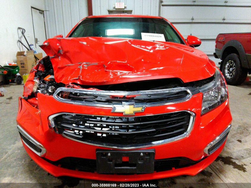 2015 CHEVROLET CRUZE LT - 1G1PE5SBXF7254612
