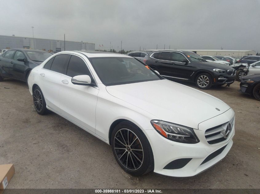 2020 MERCEDES-BENZ C-CLASS C 300 - W1KWF8DBXLR596176