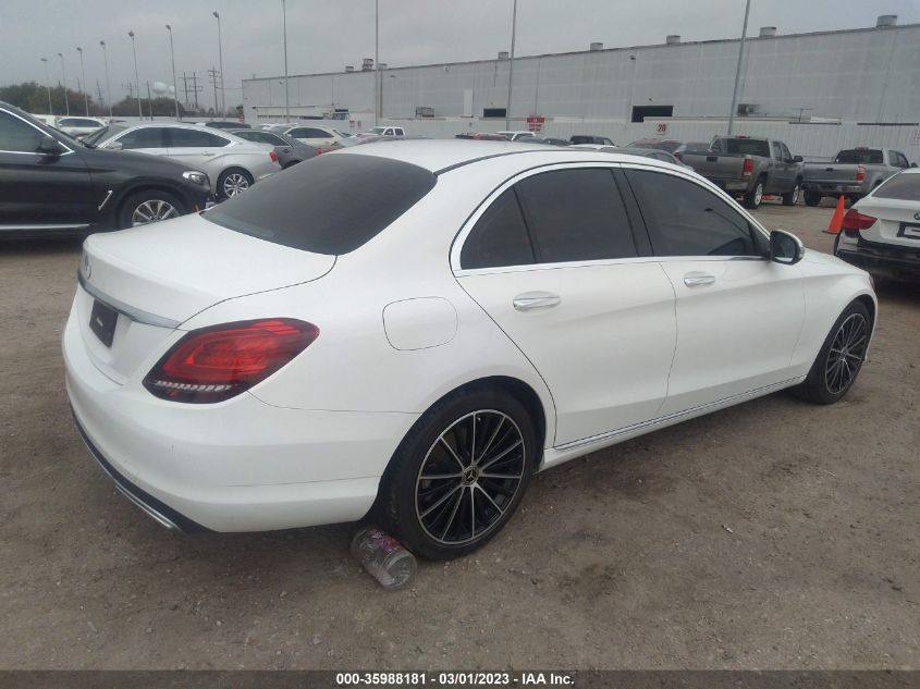 2020 MERCEDES-BENZ C-CLASS C 300 - W1KWF8DBXLR596176