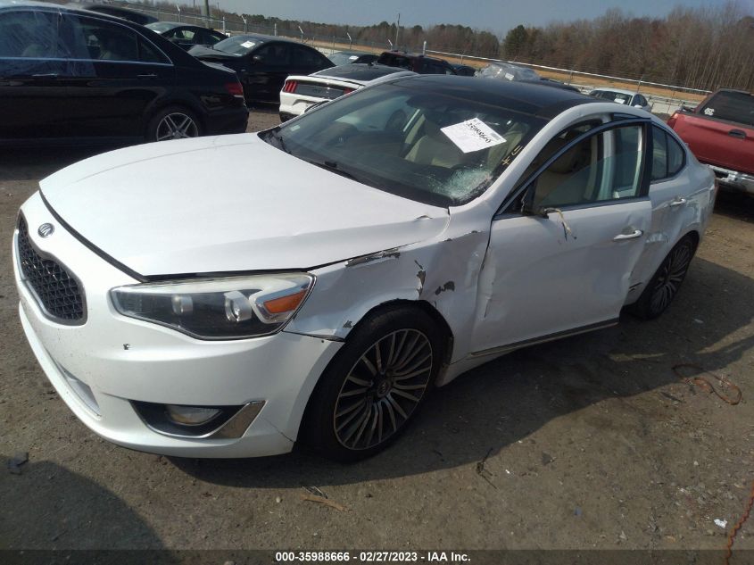2014 KIA CADENZA PREMIUM KNALN4D70E5121857