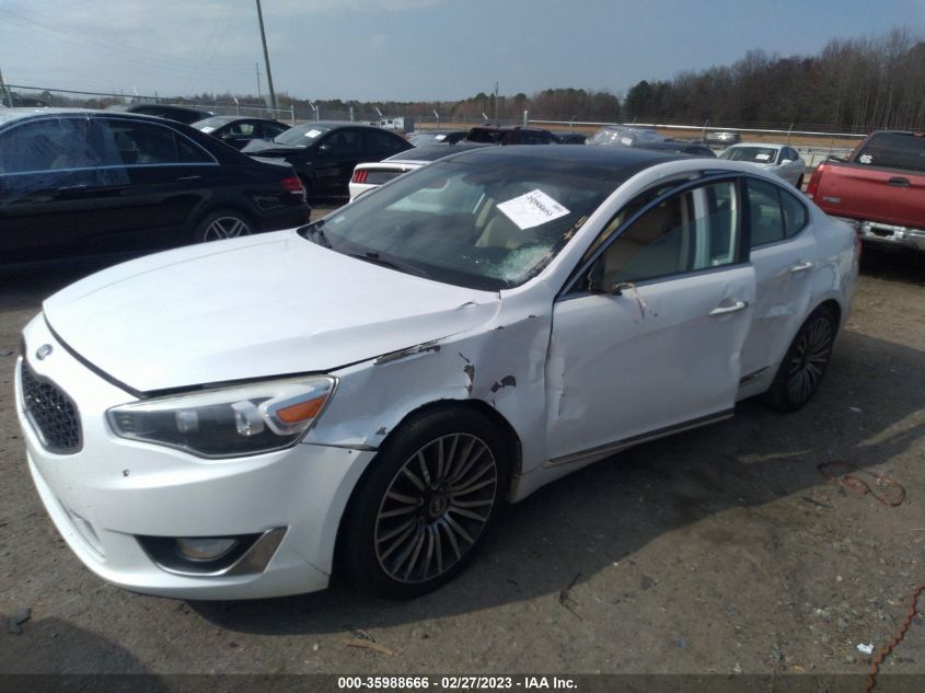2014 KIA CADENZA PREMIUM KNALN4D70E5121857
