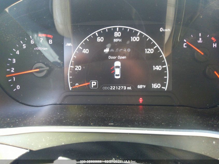 2014 KIA CADENZA PREMIUM KNALN4D70E5121857