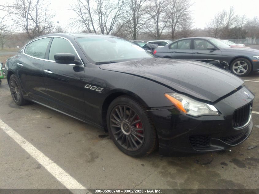 2014 MASERATI QUATTROPORTE S Q4 - ZAM56RRA0E1078134