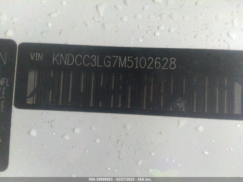 2021 KIA NIRO EV EX - KNDCC3LG7M5102628