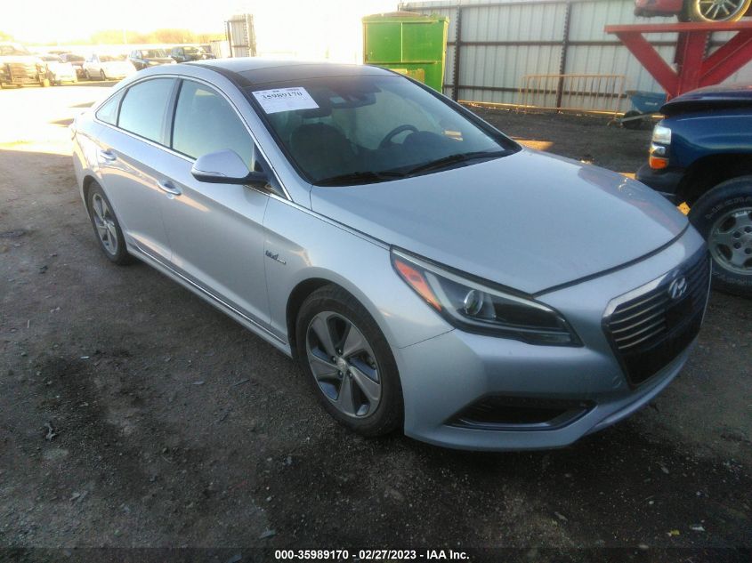 2017 HYUNDAI SONATA HYBRID LIMITED - KMHE34L16HA054851