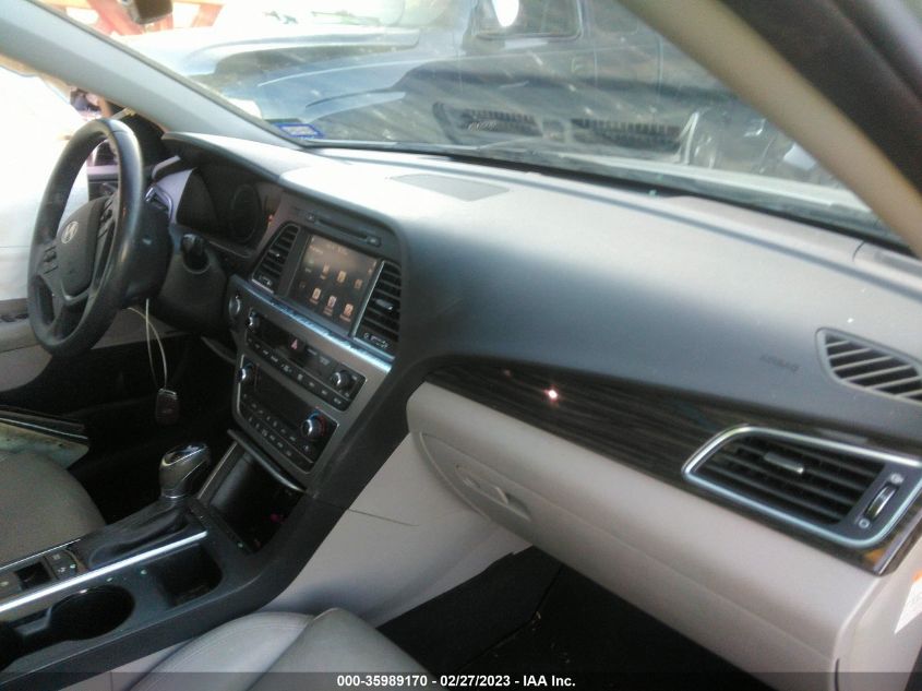 2017 HYUNDAI SONATA HYBRID LIMITED - KMHE34L16HA054851