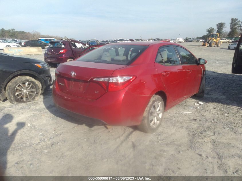 2015 TOYOTA COROLLA L/LE/S/S PLUS/LE PLUS - 2T1BURHE1FC456847