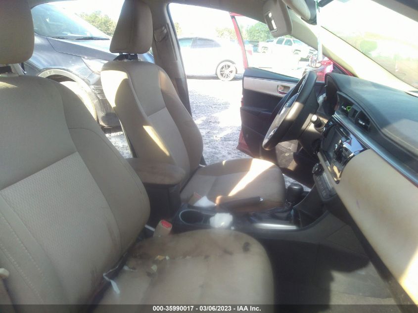 2015 TOYOTA COROLLA L/LE/S/S PLUS/LE PLUS - 2T1BURHE1FC456847