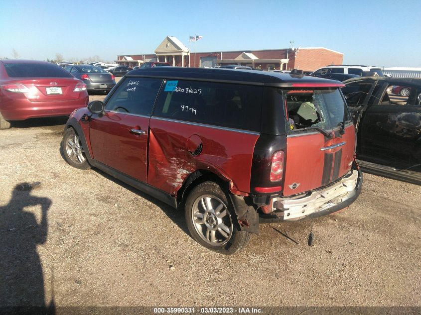 2013 MINI COOPER CLUBMAN WMWZF3C56DT491075