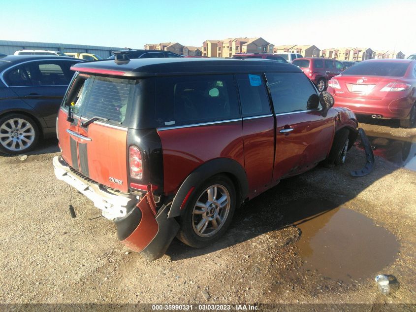 2013 MINI COOPER CLUBMAN WMWZF3C56DT491075