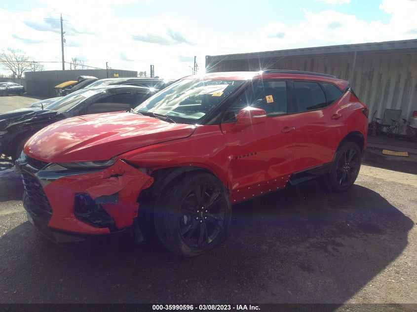 VIN 3GNKBKRS5LS556571 2020 CHEVROLET BLAZER RS