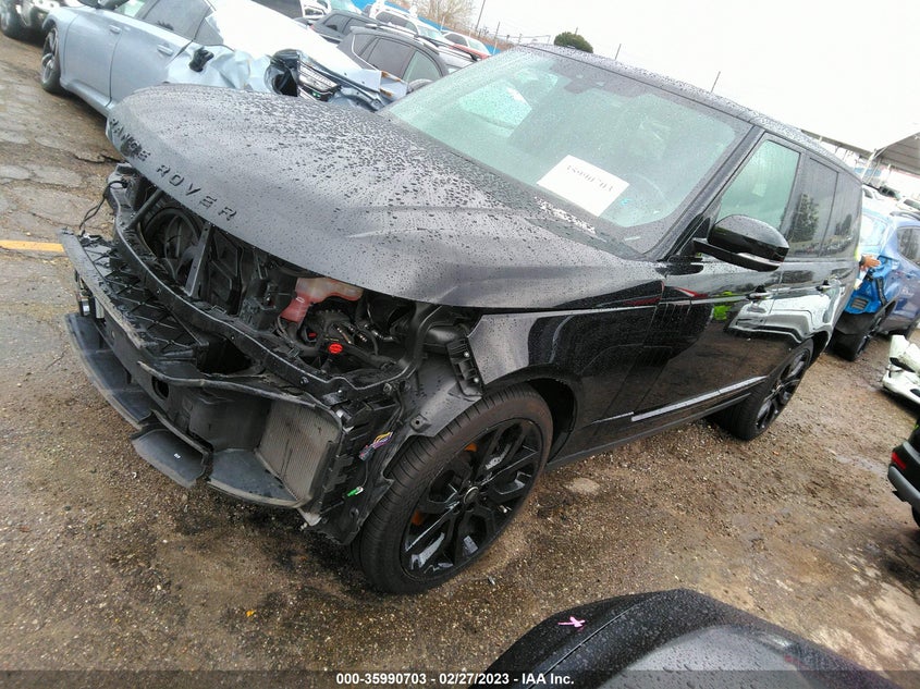 VIN SALGS2RU7LA598119 2020 LAND ROVER RANGE ROVER HSE