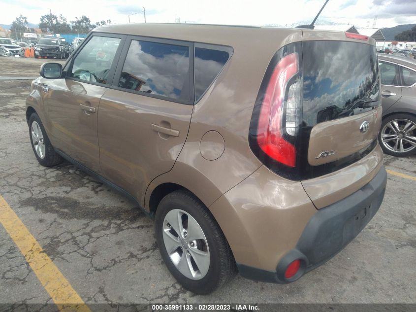 2015 KIA SOUL BASE - KNDJN2A20F7182199